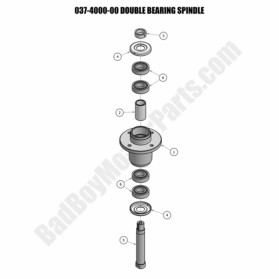 1844 - Bad Boy Mower Parts Lookup > 2018 > Diesel - 1500cc > Spindle Assembly